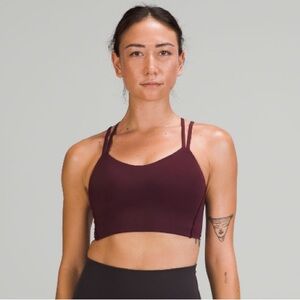 Lululemon Like a Cloud Longline Bra *Light Support B/C cup Cassis - Size 10
